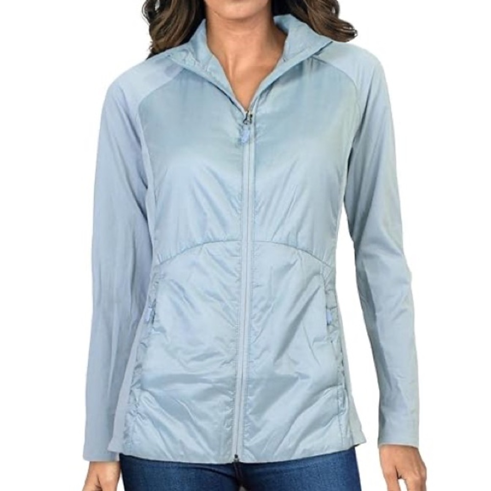 32 Degrees Light Gray Full-Zip Jacket